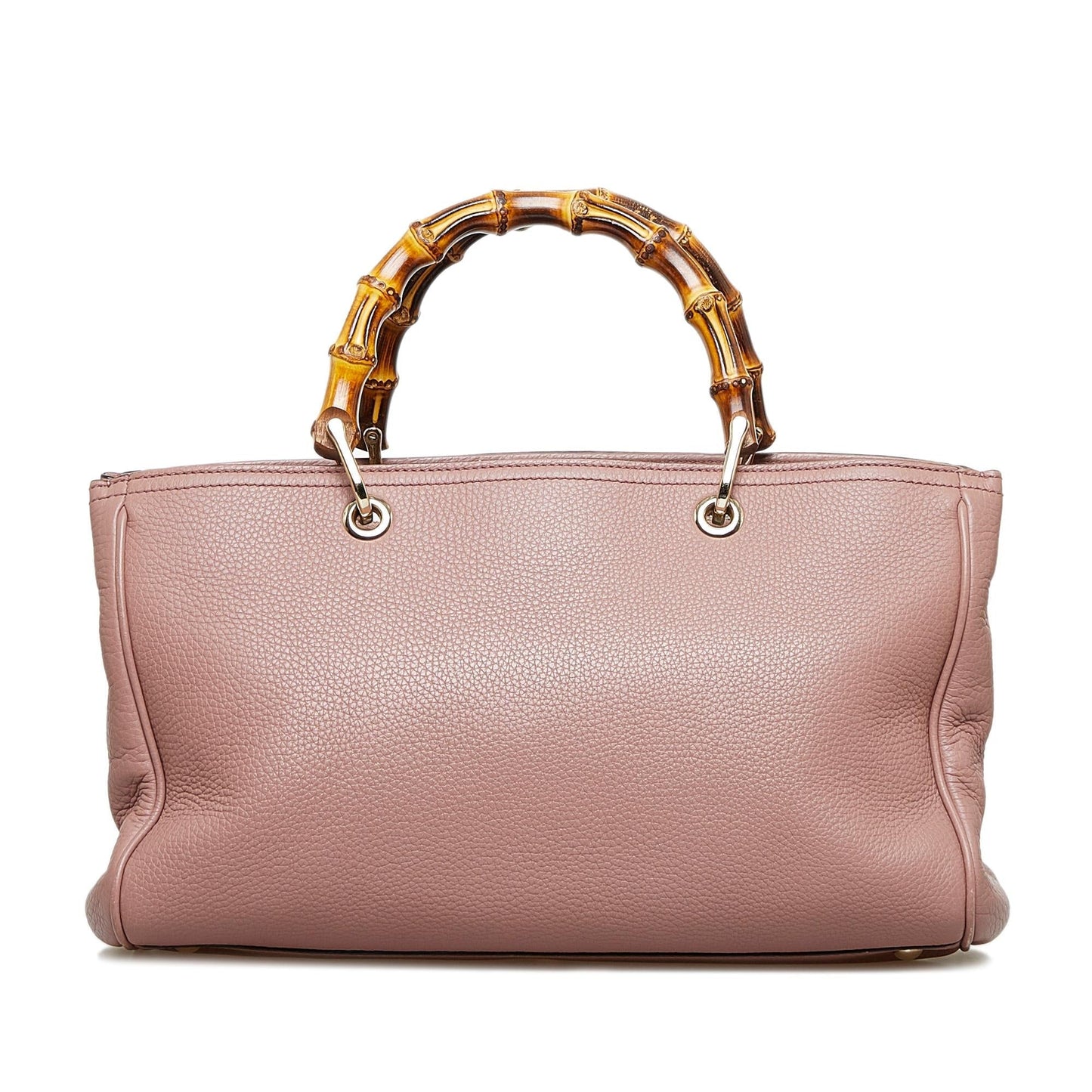 Gucci Bamboo Shopper SHG-AtQPxV Calf Pink Medium Satchel Bag