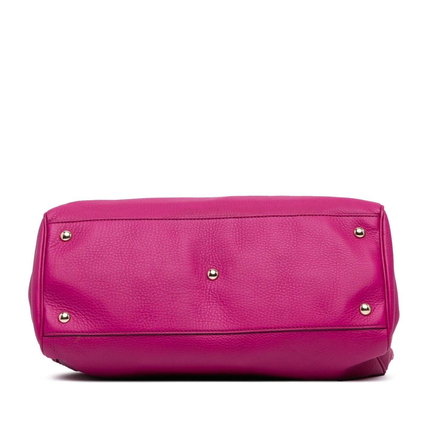 Gucci Bamboo Shopper Calf Calfskin Pink Medium Satchel Bag Satchel 6