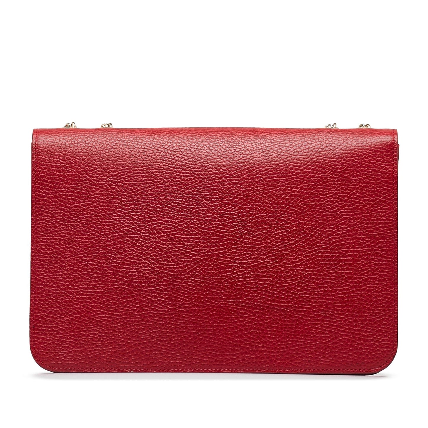 Gucci Dollar Interlocking G SHG-lJaoke Calf Red Medium Crossbody Bag