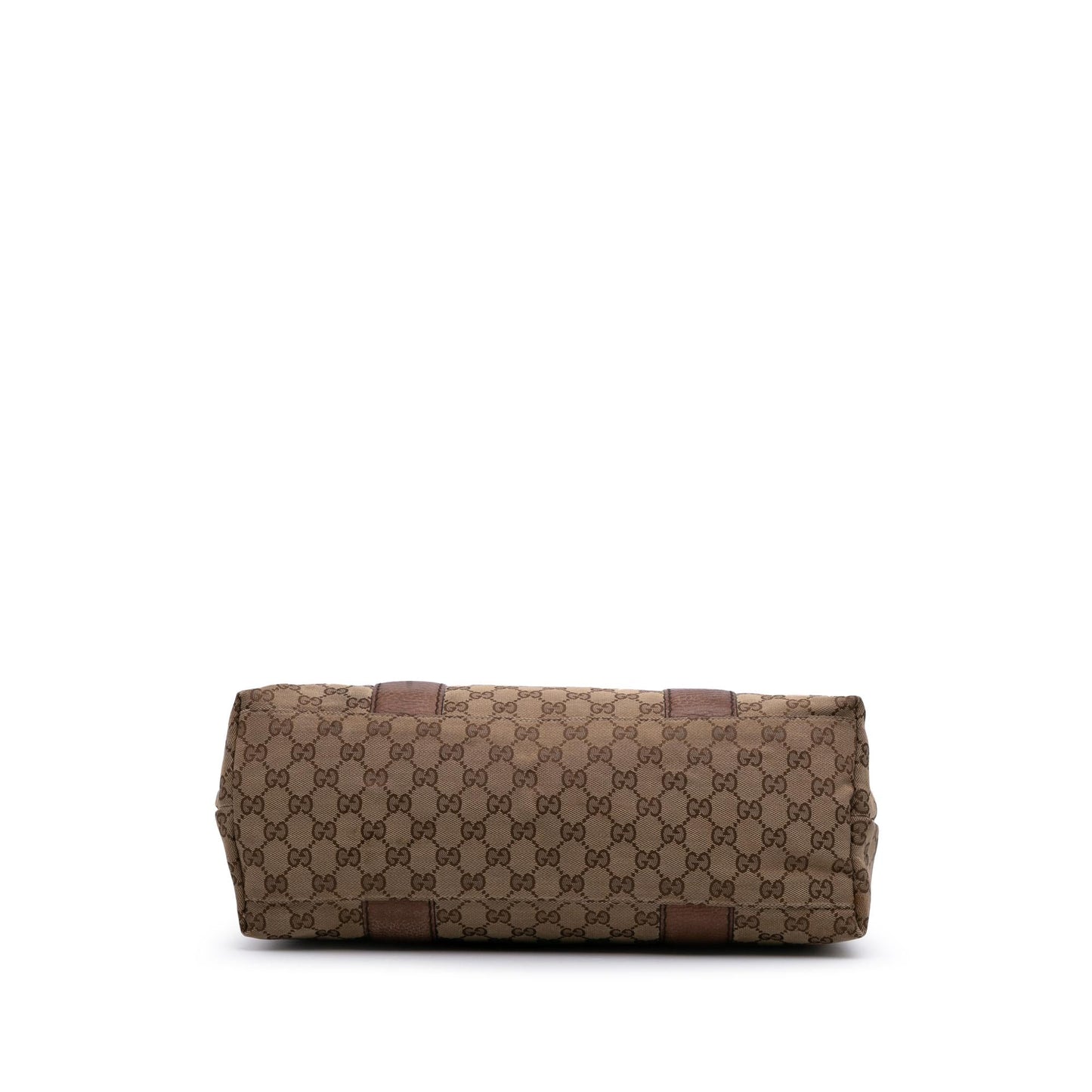 Gucci GG Bamboo Libeccio Canvas Brown Medium Tote Bag