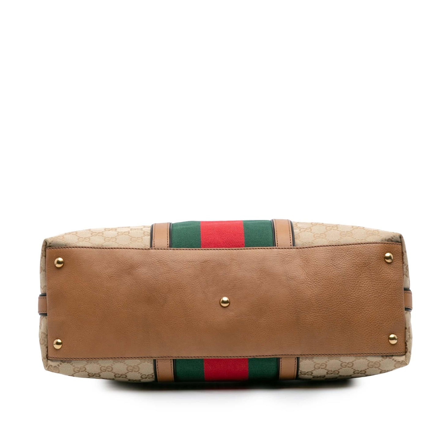 Gucci GG Rania Canvas Medium Top Handle Travel Bag Handle Bag