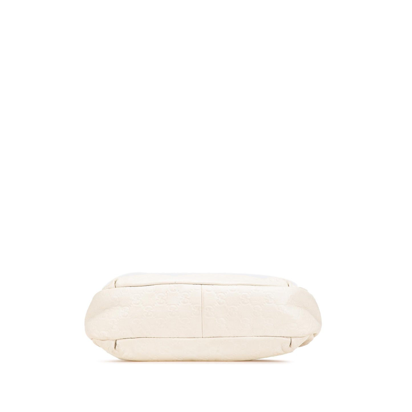 Gucci Guccissima New Ladies Calf White Medium Shoulder Bag Hobo 1