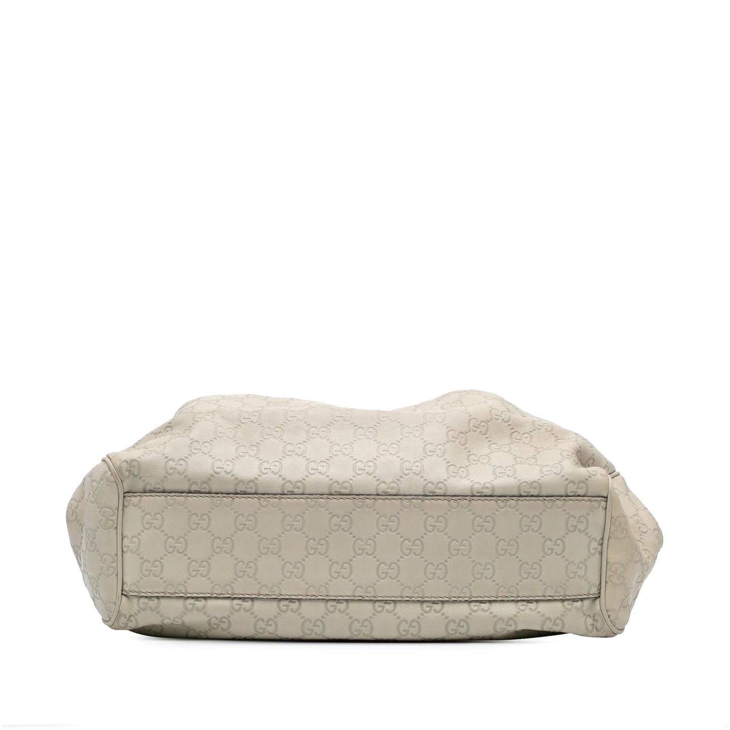 Gucci Guccissima Sukey Calf White Medium Tote Bag