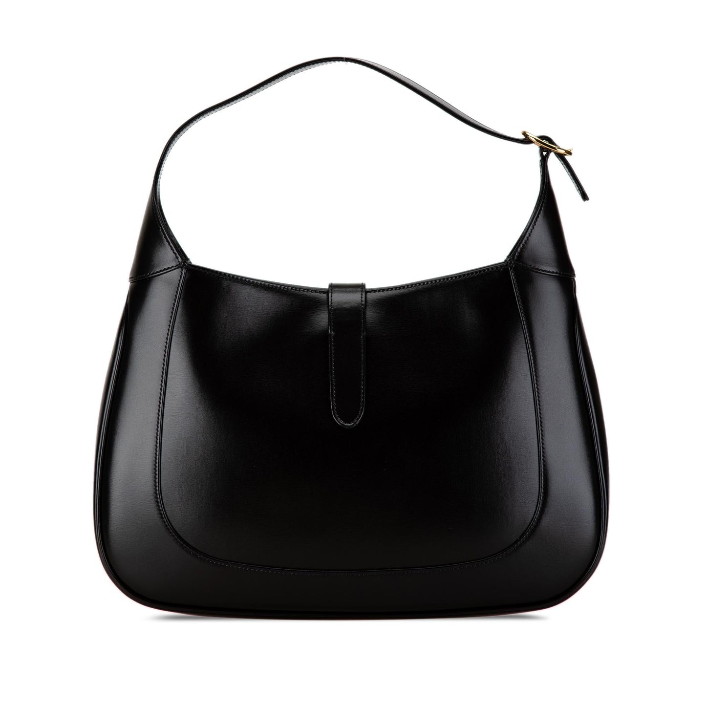 Gucci Jackie SHG-0LslCA Leather Calf Black Medium Crossbody Bag