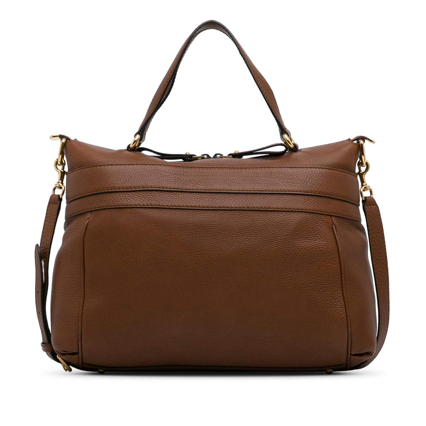Gucci Ride Top Handle SHG-ZEr6xw Leather Calf Brown Medium Satchel Bag
