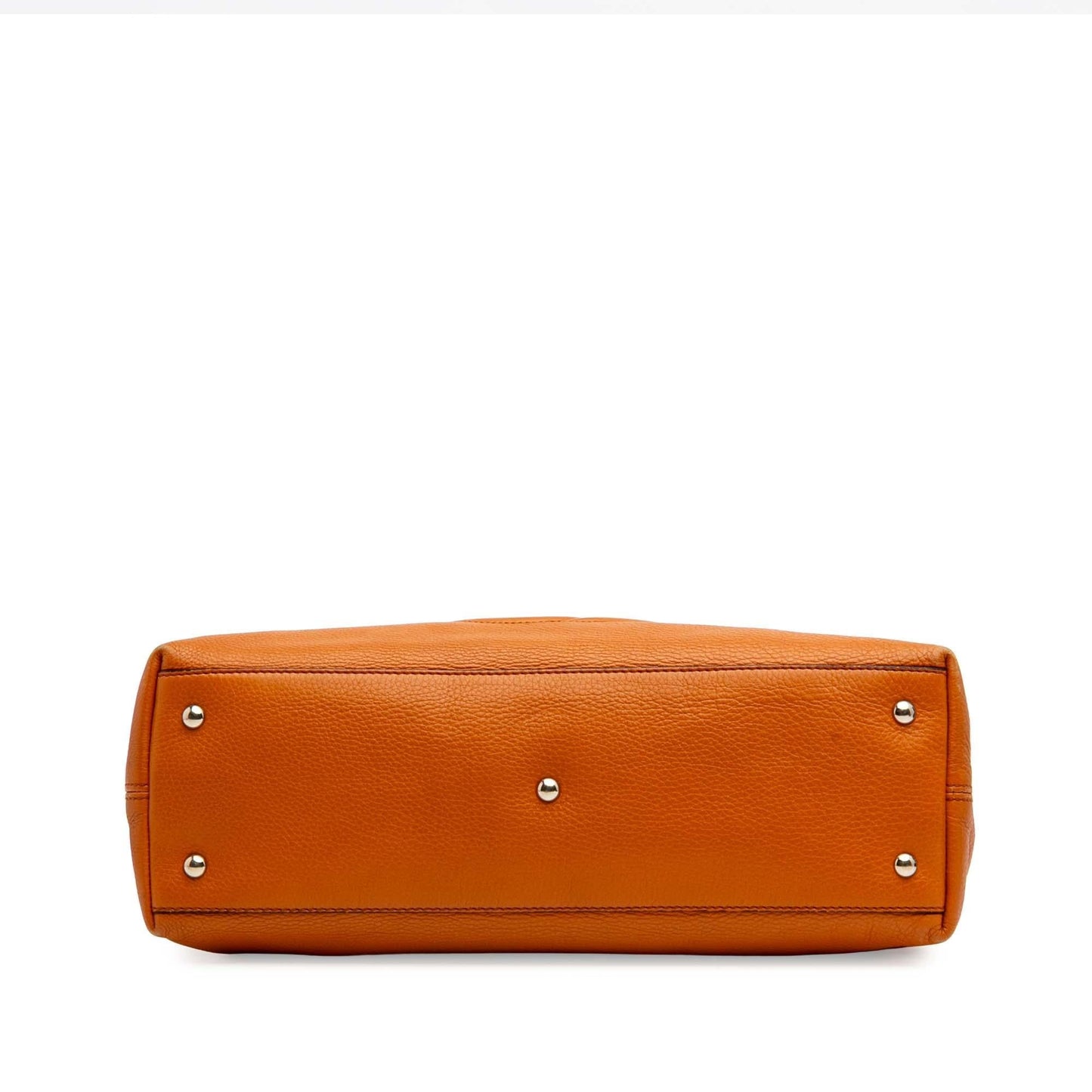 Gucci Soho Working Leather Calf Orange Medium Satchel Bag