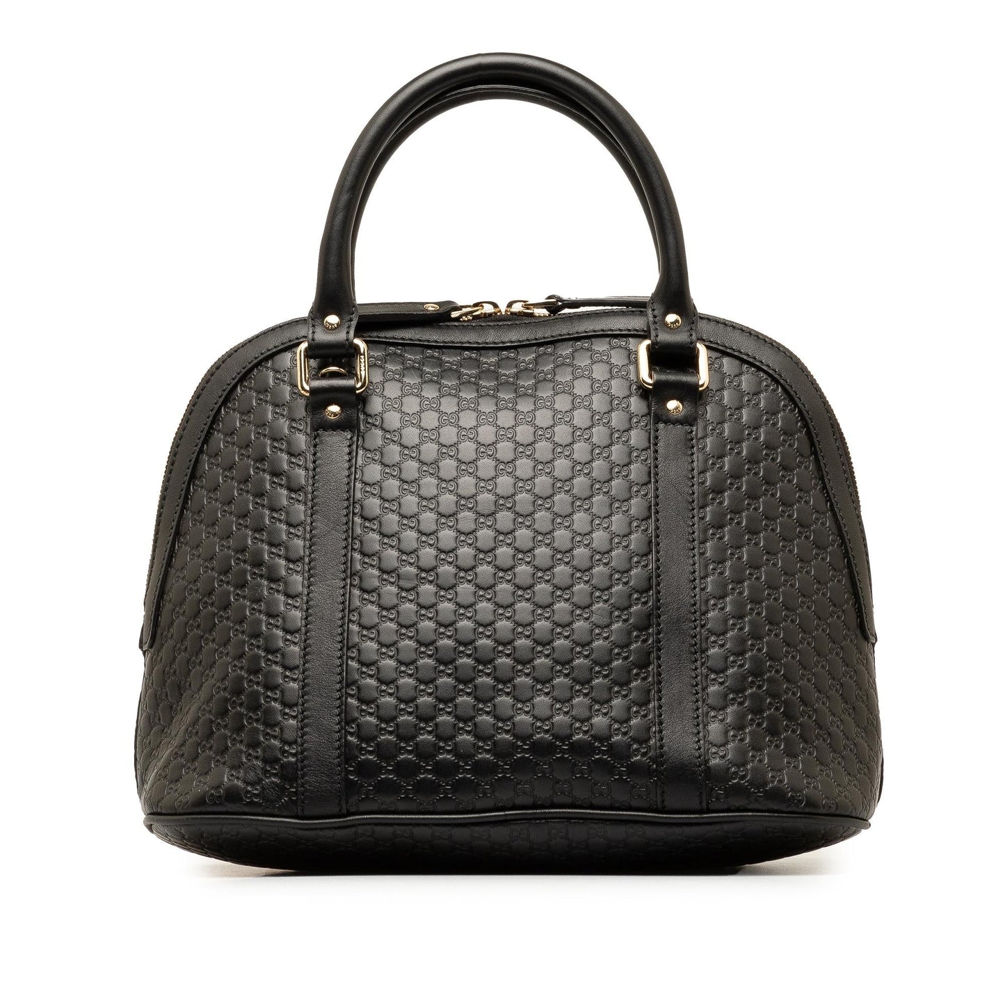Gucci Microguccissima Dome SHG-wK7o9Q Calf Black Medium Satchel Bag