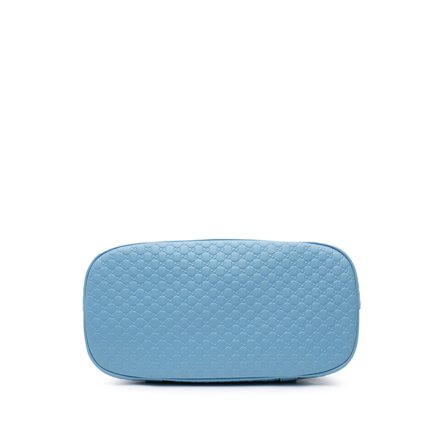 Gucci Microguccissima Dome Calf Blue Medium Satchel Bag