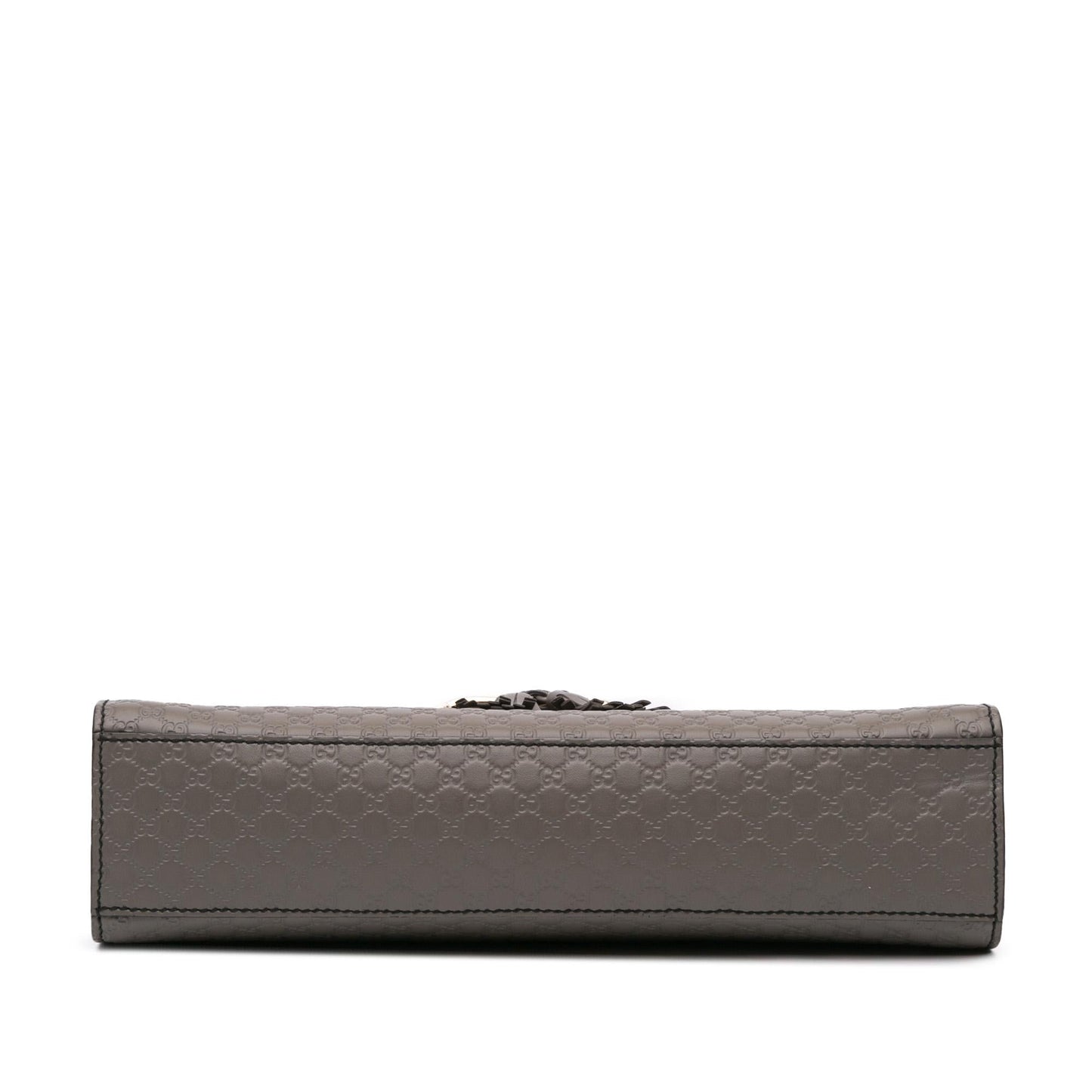 Gucci Microguccissima Emily Calf Grey Medium Shoulder Bag