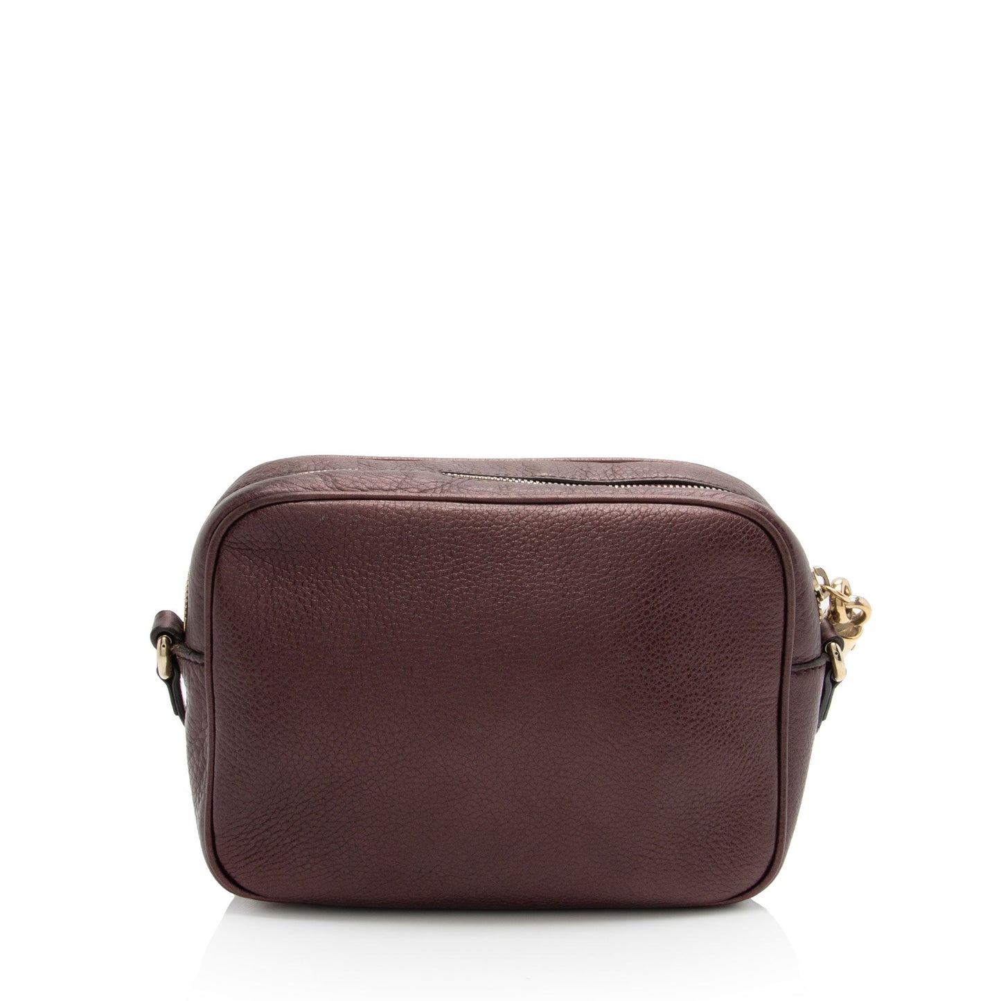 Gucci Metallic Soho Disco SHF-ABYRP2 Leather Red Crossbody Bag