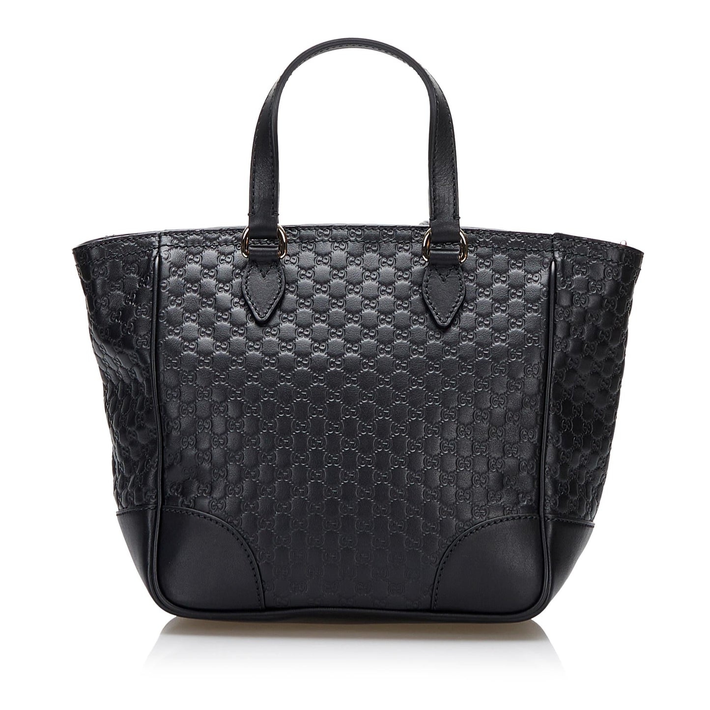 Gucci Microguccissima Bree SHG Calf Black Satchel Bag