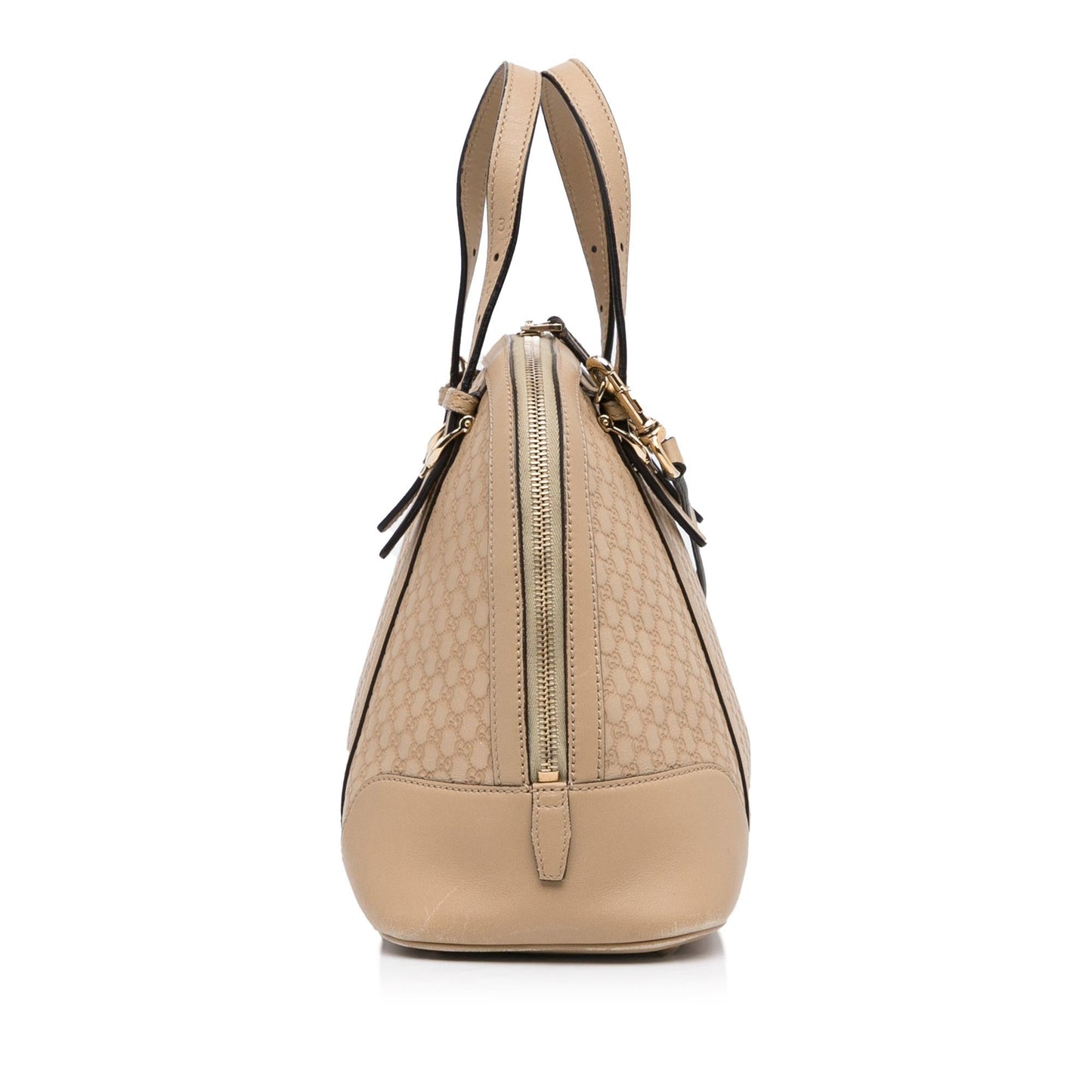 Gucci Microguccissima Dome SHG-iE3Iof Calf Brown Satchel Bag