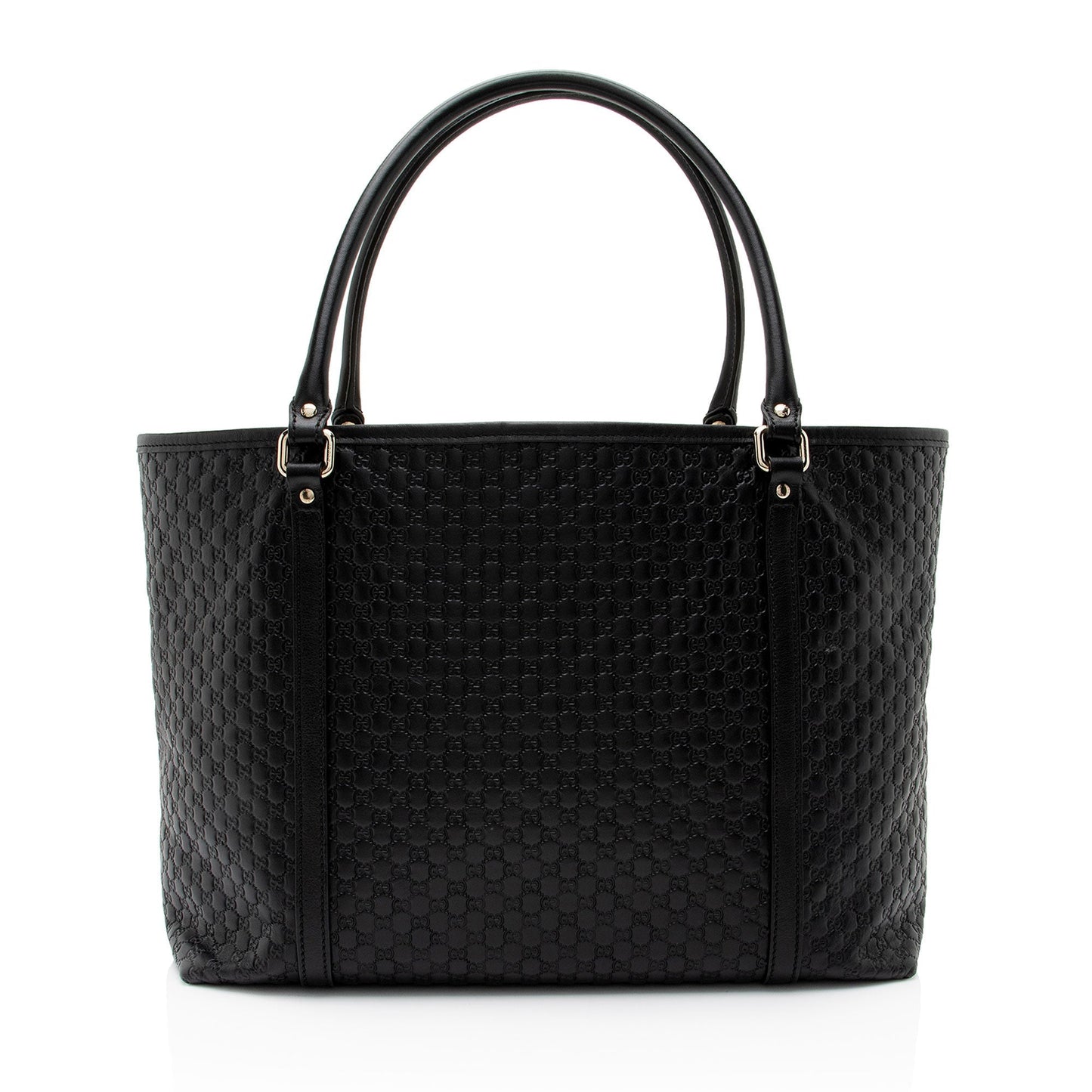 Gucci Microguccissima Joy SHF-SddGnb Leather Black Medium Tote Bag