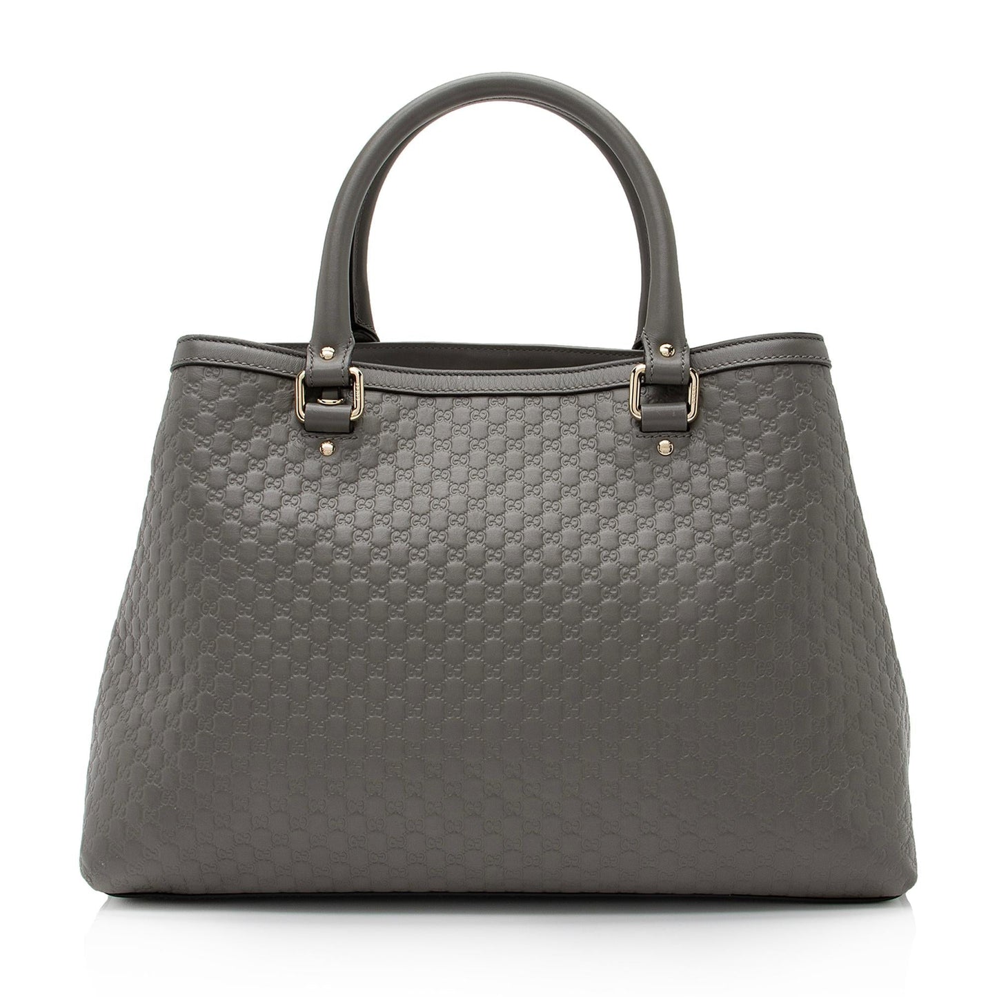Gucci Microguccissima Soft SHF Leather Grey Medium Tote Bag