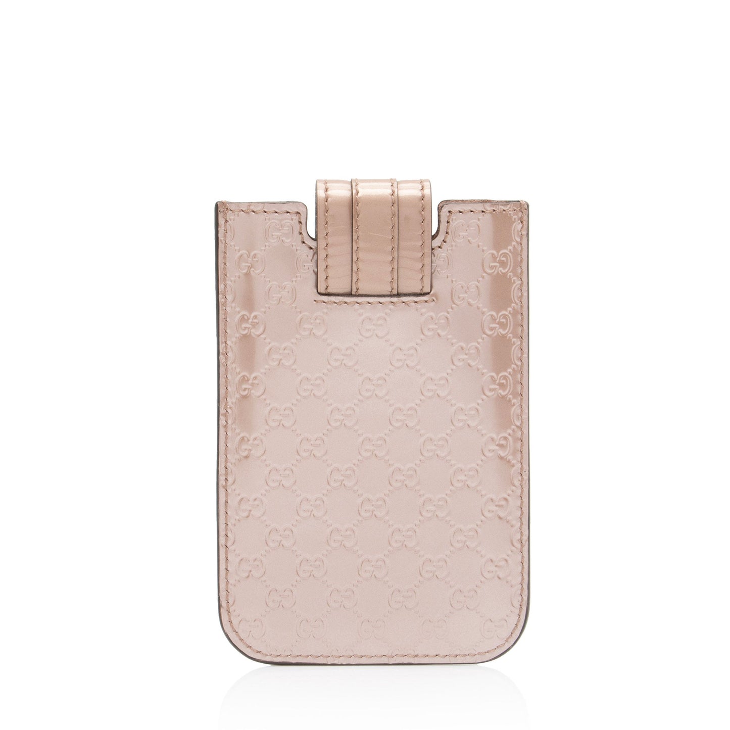 Gucci Microguccissima iPhone Case SHF-0K23DY Leather Patent Pink Handbag