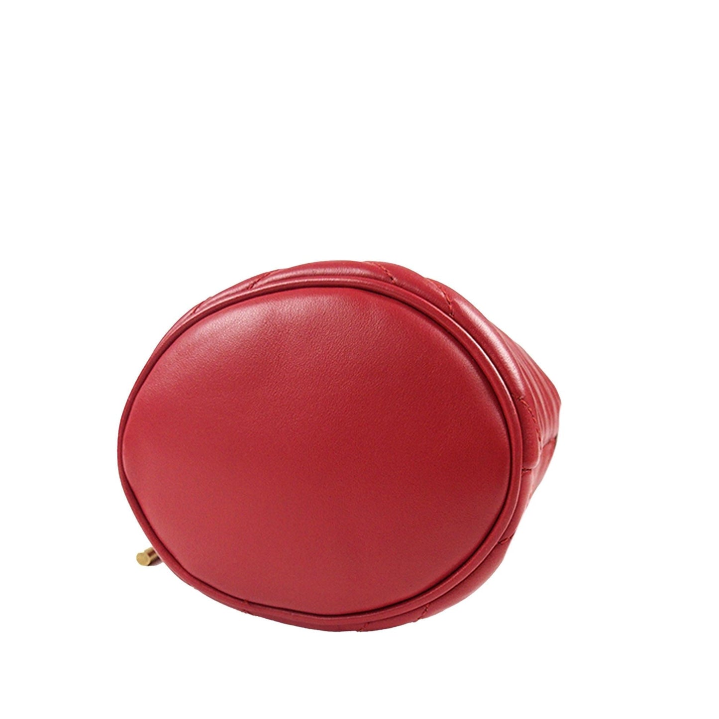 Gucci GG Marmont Bucket SHG-XIRopl Matelasse Calf Red Mini Shoulder Bag
