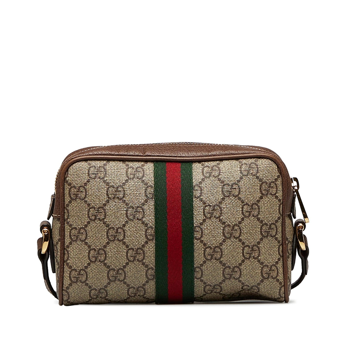 Gucci GG Supreme Ophidia SHG-1GcAmr Canvas Brown Mini Crossbody Bag