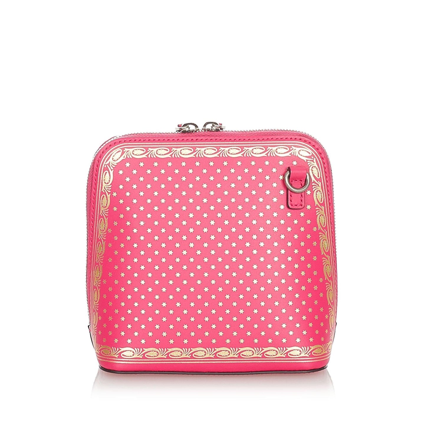 Gucci Guccy Sega SHG-8azz8W Calf Pink Gold Mini Crossbody Bag