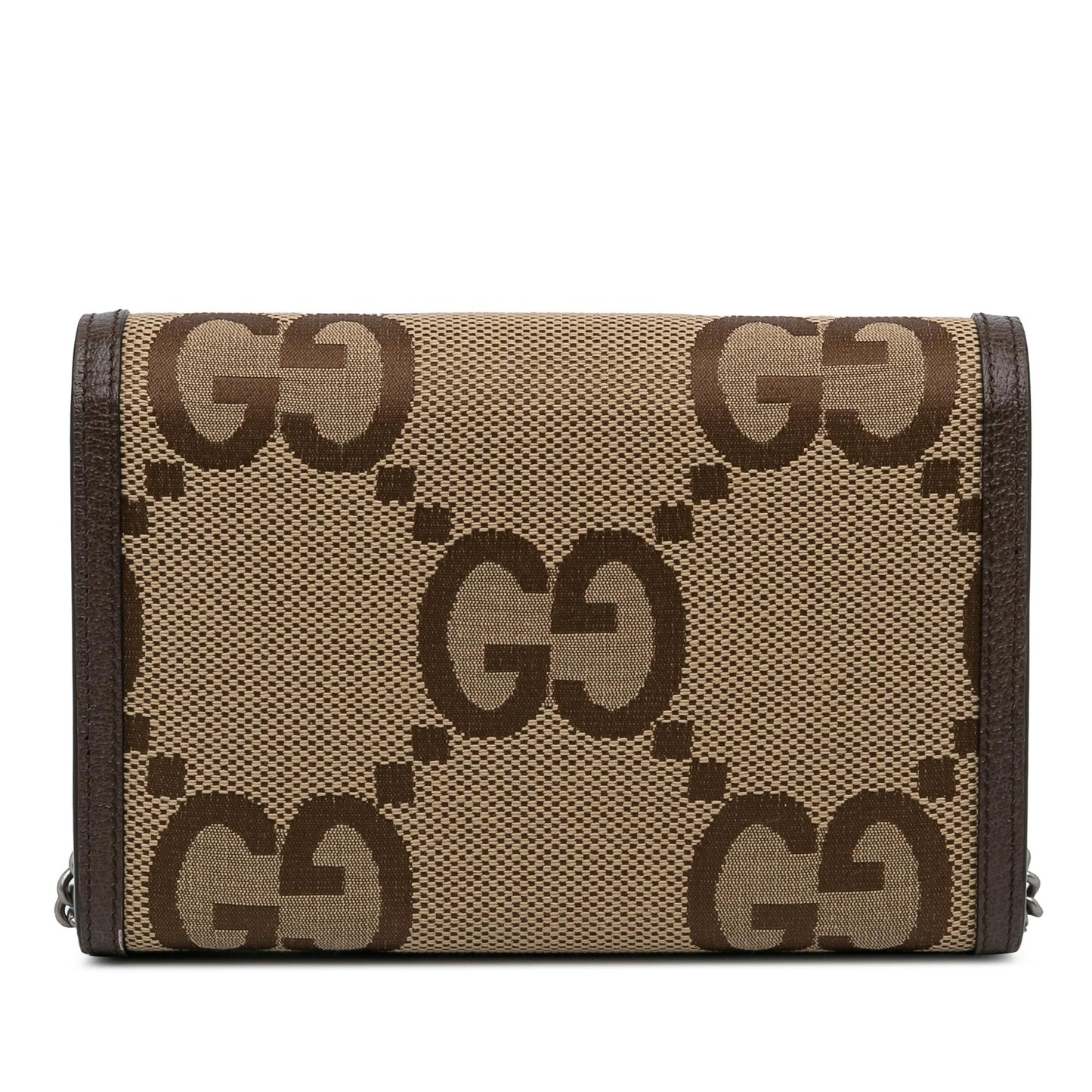 Gucci Jumbo GG Dionysus Wallet on Canvas Brown Mini Chain Crossbody Bag