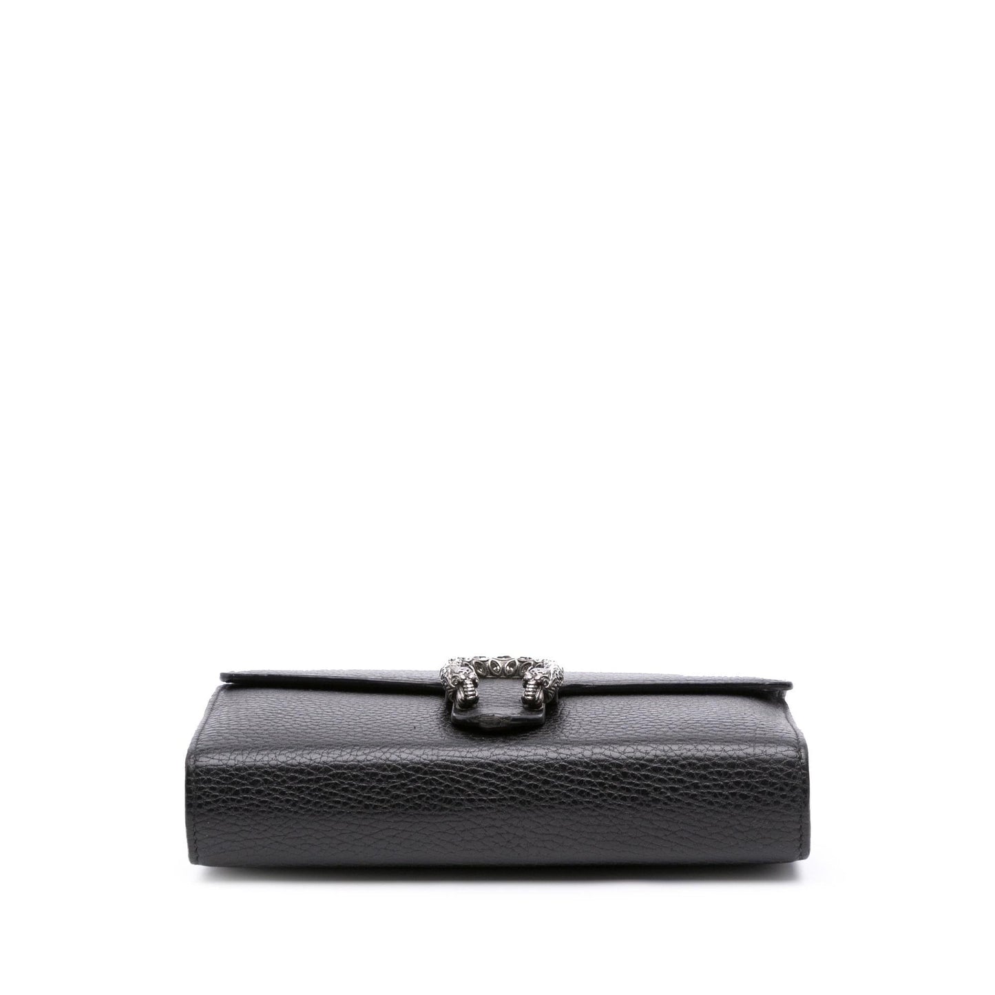 Gucci Dionysus Wallet on Chain Leather Calf Black Mini Crossbody Bag