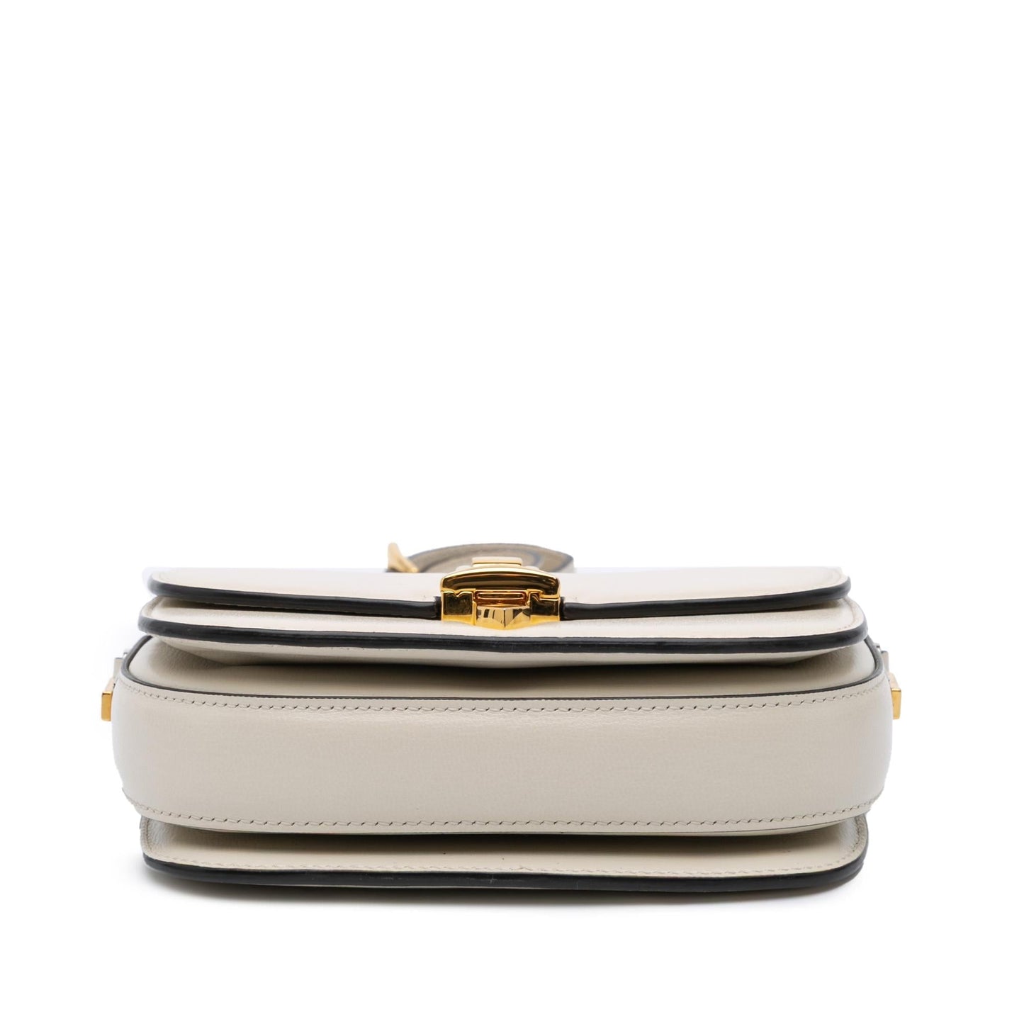 Gucci Sylvie Leather Calf White Mini Crossbody Bag Crossbody 3