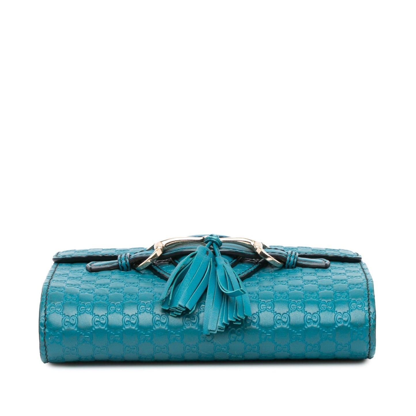 Gucci Microguccissima Emily Calf Blue Mini Crossbody Bag Crossbody 5