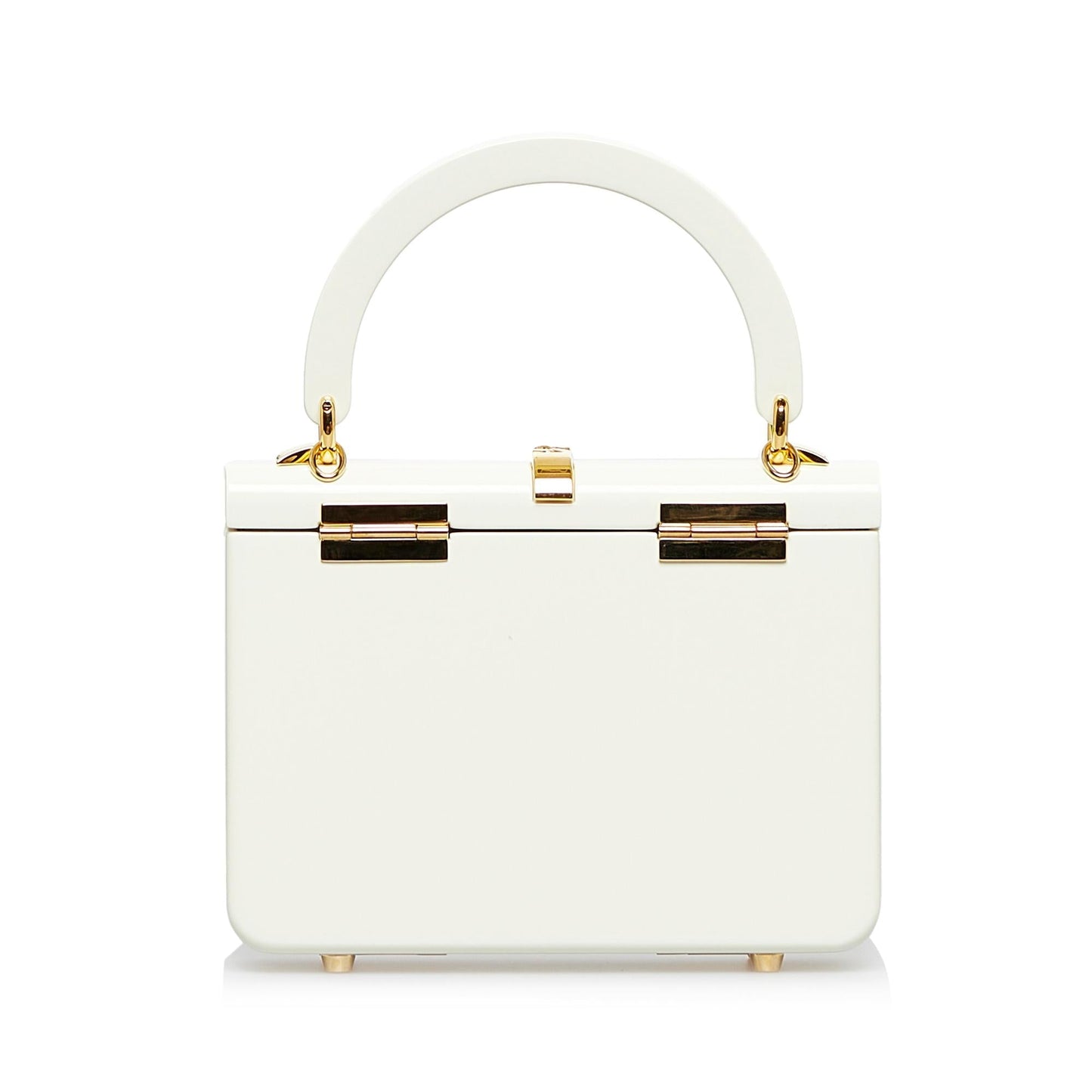Gucci Plexiglass Sylvie SHG-RffcW2 White Mini Satchel Bag
