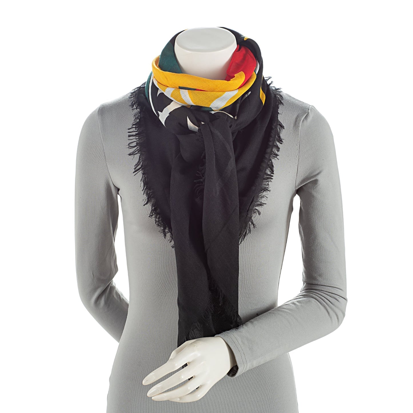 Gucci Modal Silk Tomorrow Is Now Black Handbag