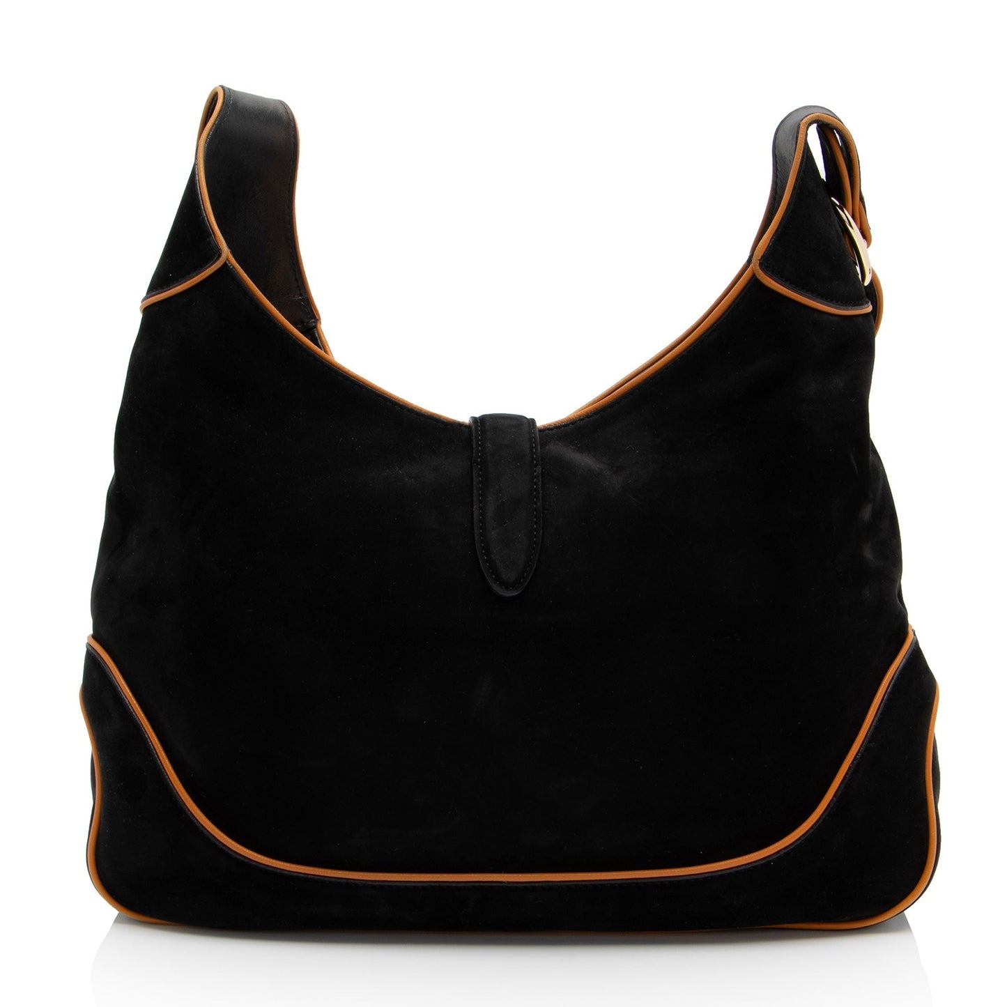 Gucci Nubuck Jackie SHF-IN61fj Leather Black Medium Shoulder Bag