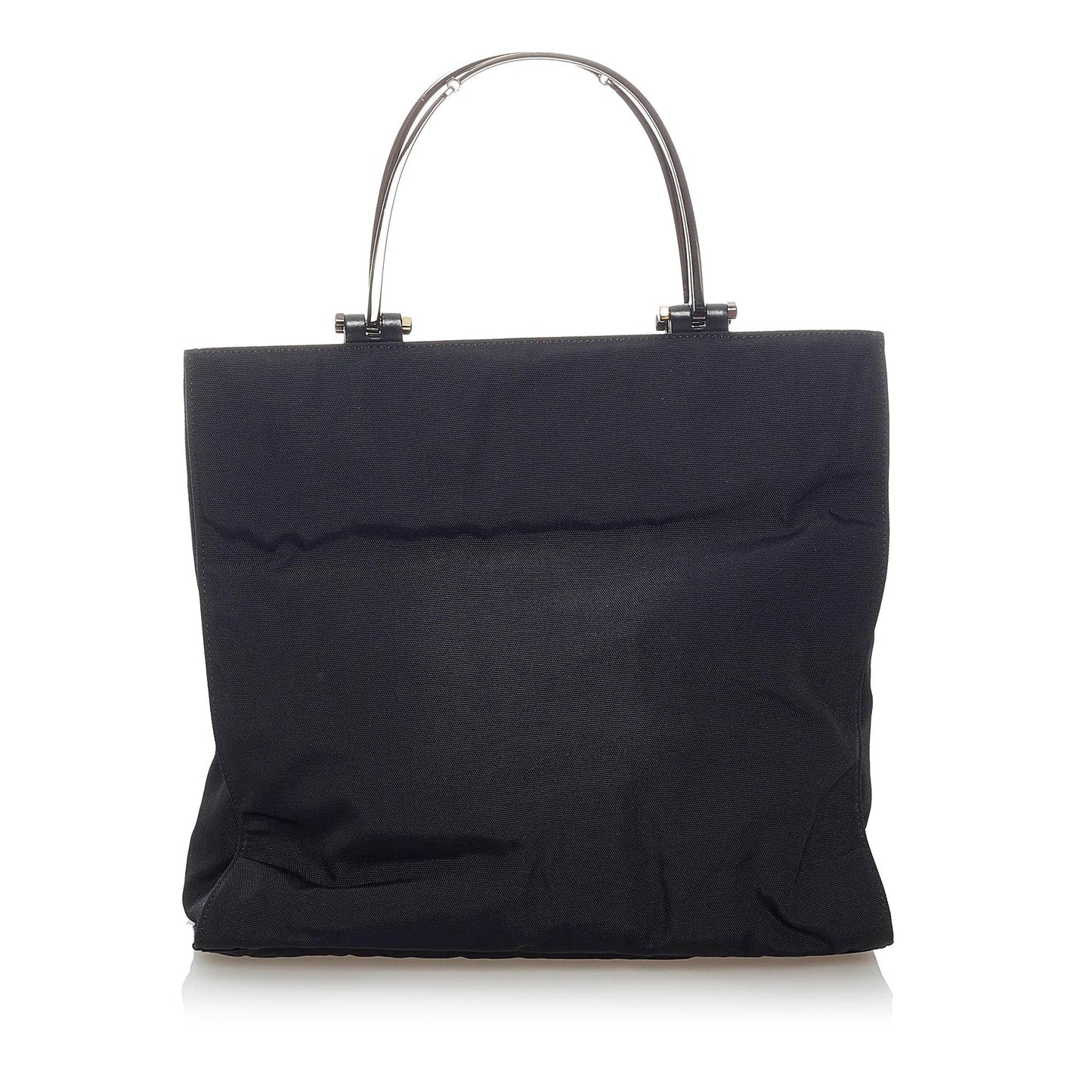 Gucci SHG Nylon Black Satchel Bag Handbag Shg