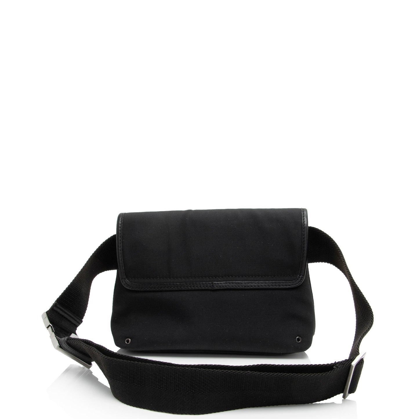Gucci Belt SHF-fYZ3BE Leather Nylon Black Small Accessory