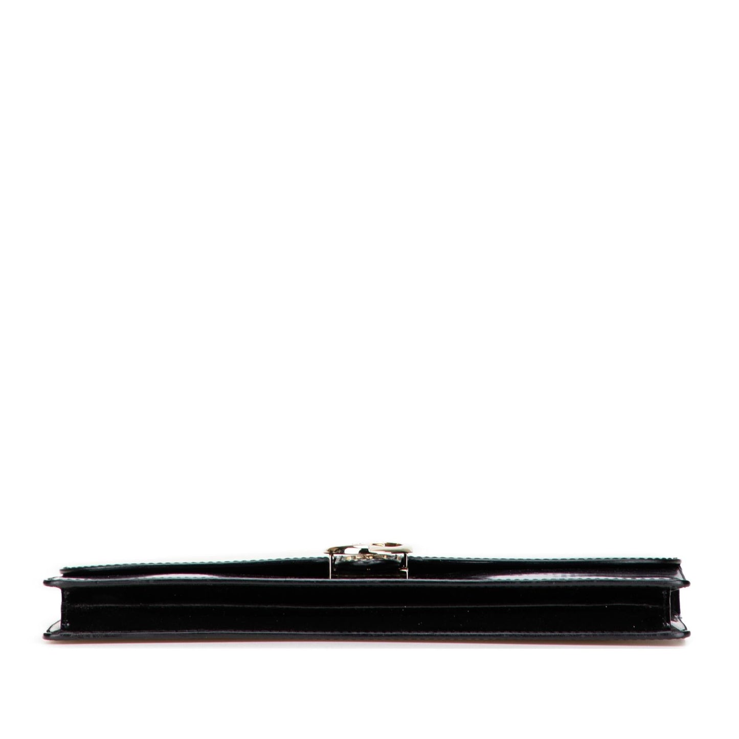 Gucci Patent Leather Black Clutch Bag