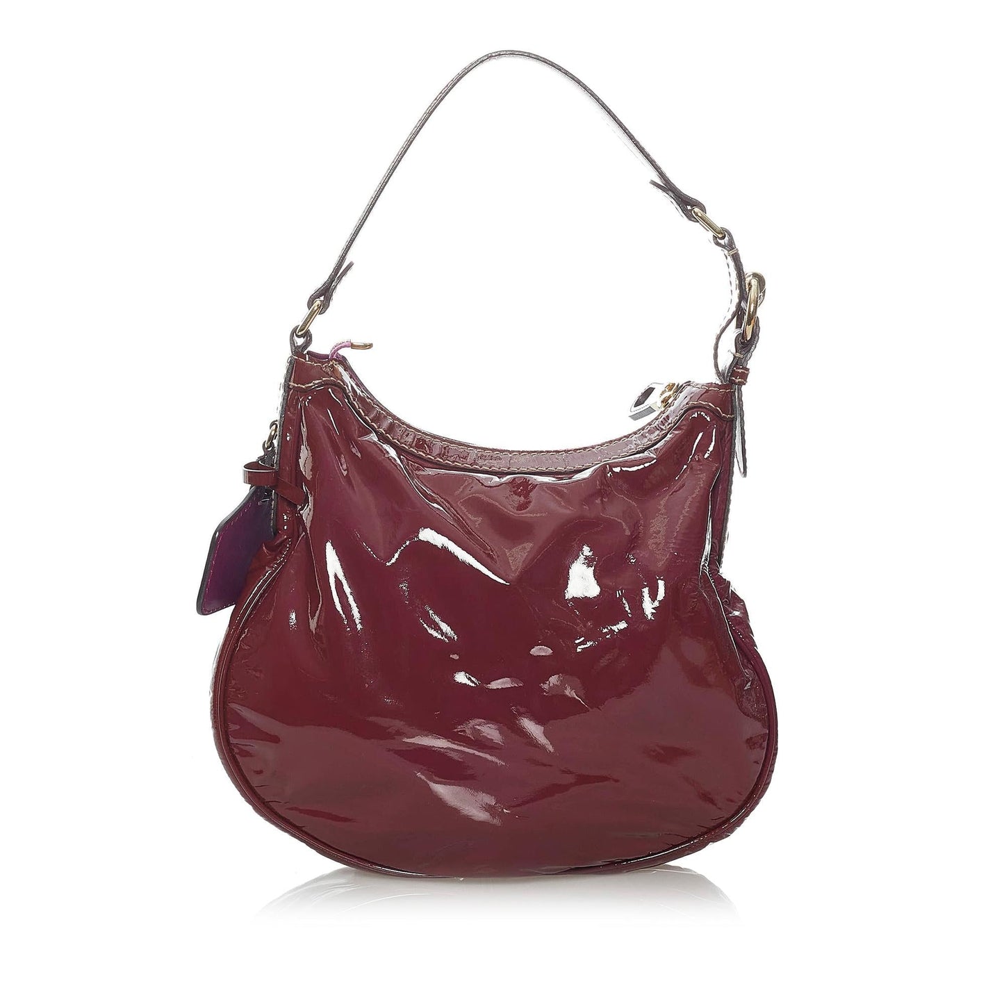 Gucci SHG Leather Patent Shoulder Bag