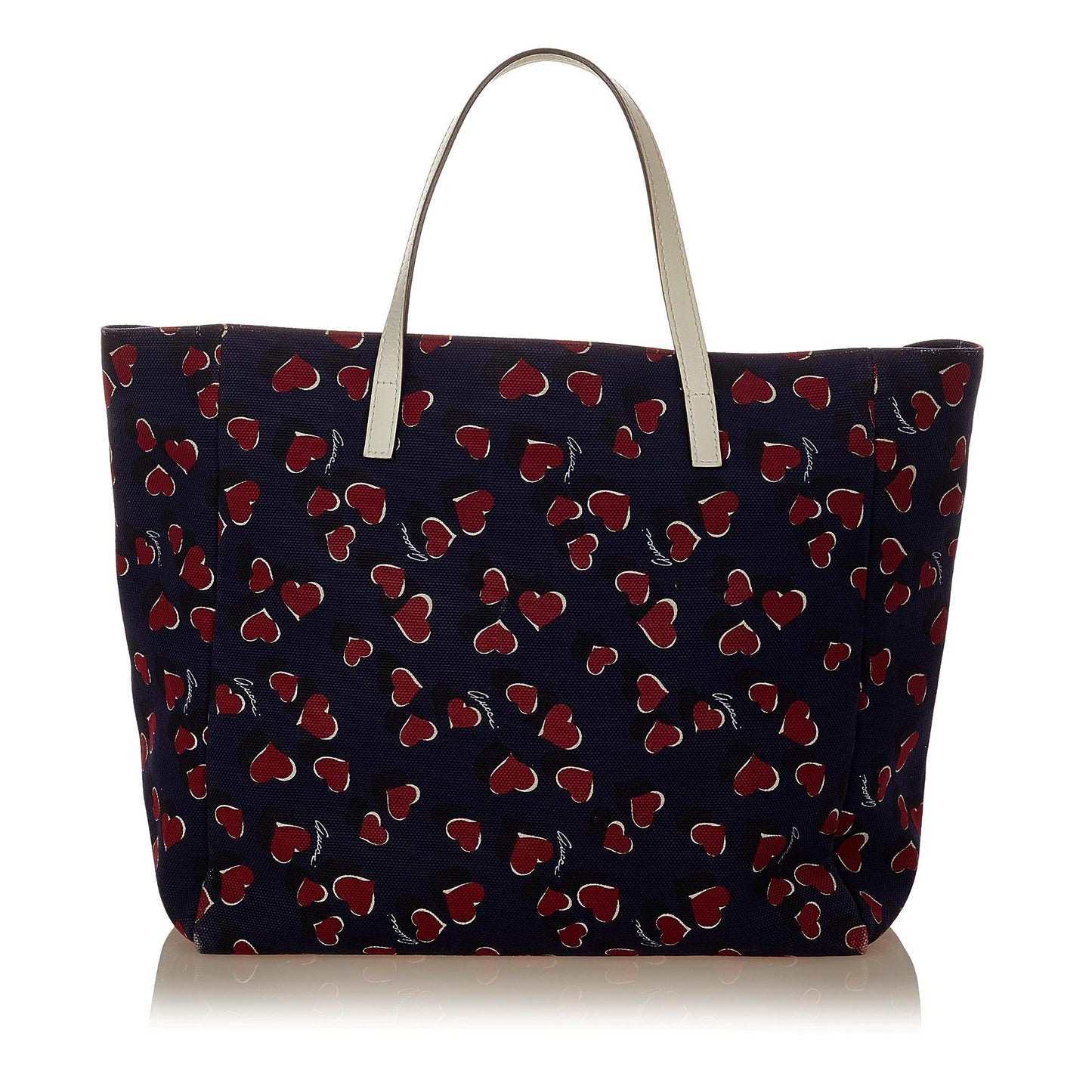 Gucci Printed SHG Canvas Blue Tote Bag
