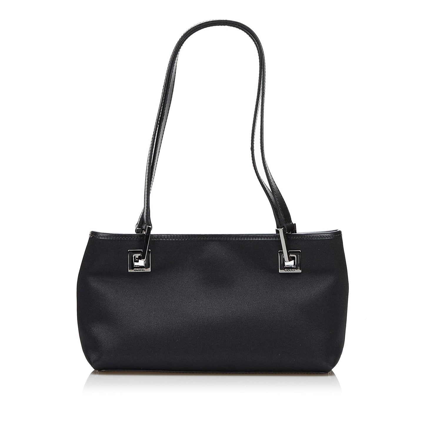 Gucci SHG-NnlyoT Satin Black Shoulder Bag