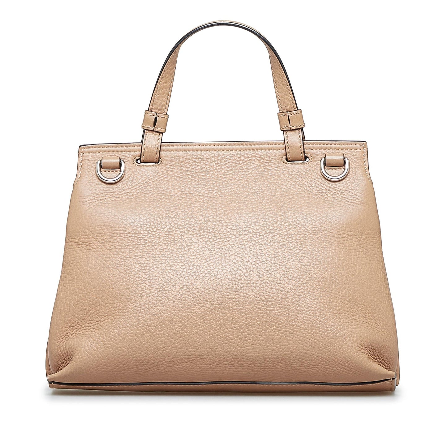 Gucci Bamboo Daily Calf Brown Small Satchel Bag Satchel 2