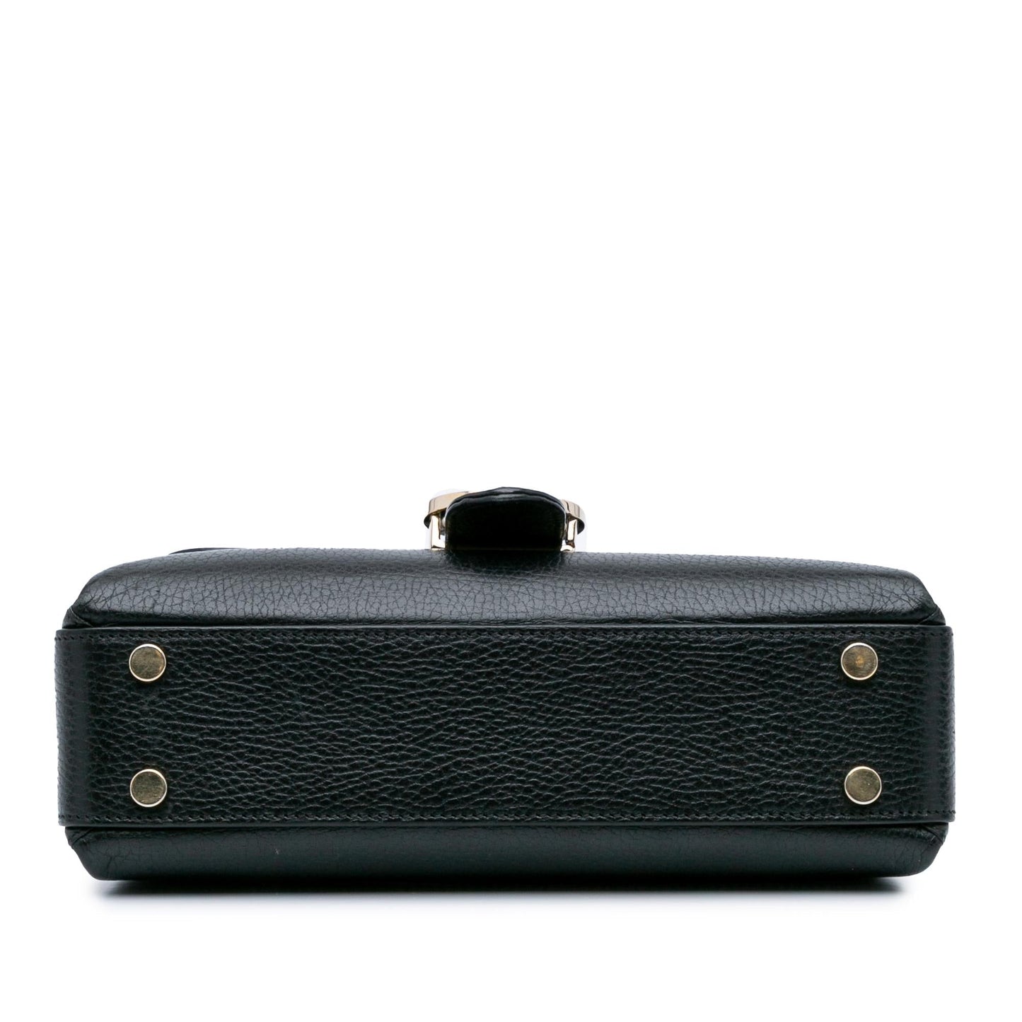 Gucci Dollar Interlocking G Calf Black Small Satchel Bag Satchel 4