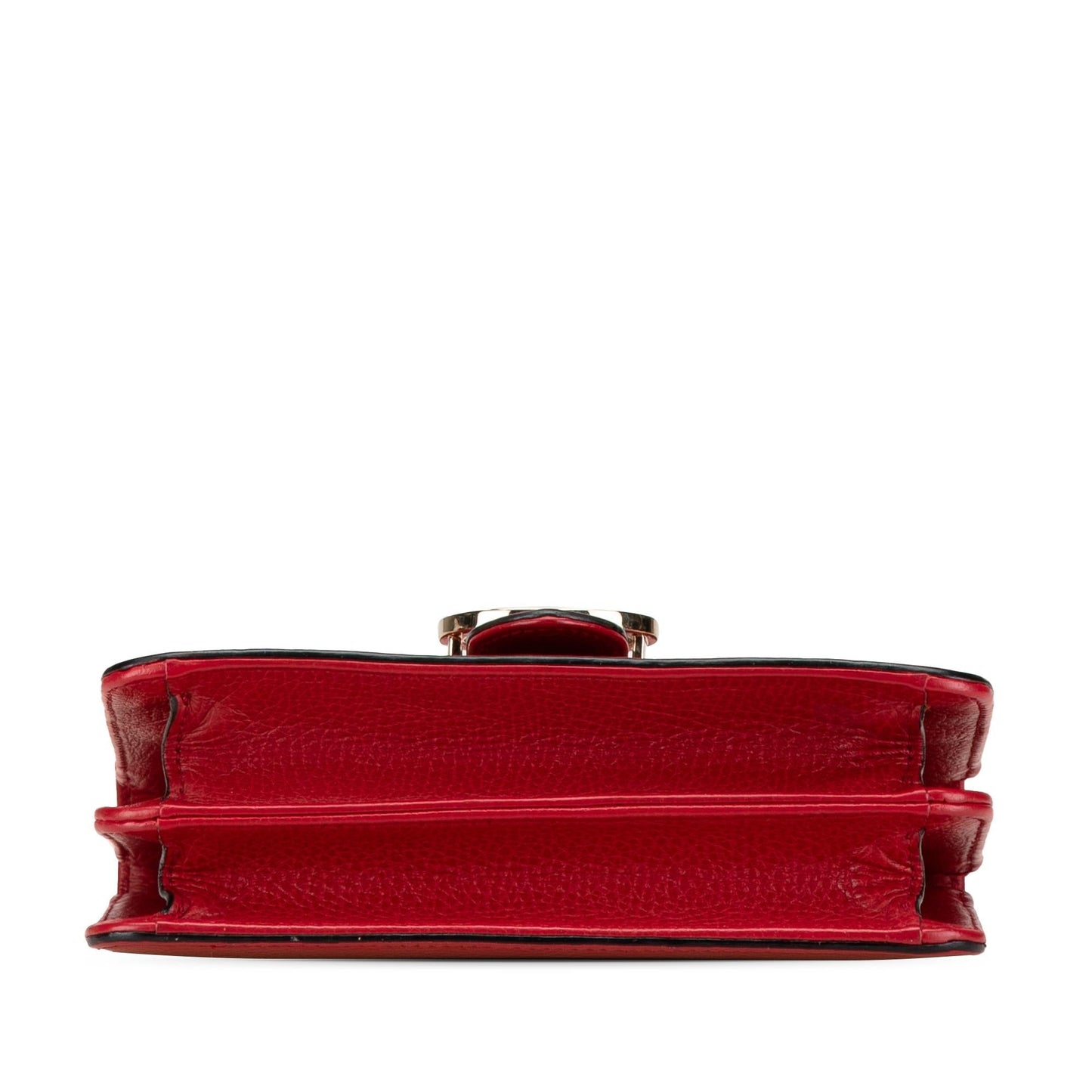 Gucci Dollar Interlocking G Calf Calfskin Red Small Crossbody Bag Crossbody 4