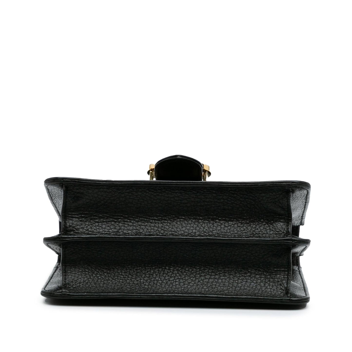 Gucci Dollar Interlocking G Calf Calfskin Black Small Crossbody Bag