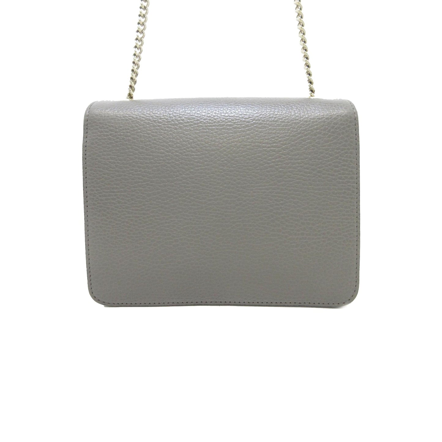Gucci Dollar Interlocking G SHG-1w1aMC Calf Grey Small Crossbody Bag