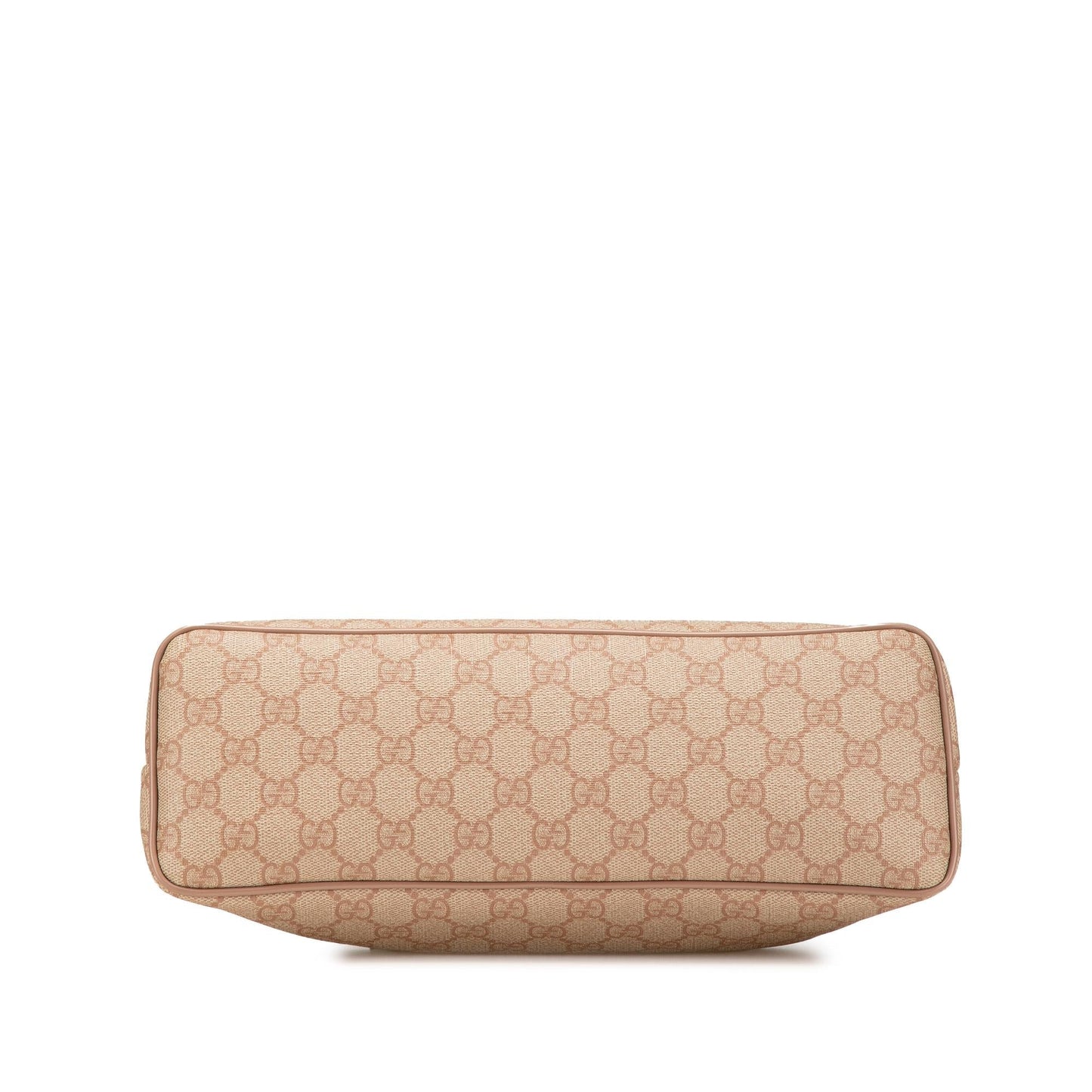 Gucci GG Supreme Convertible Canvas Calf Brown Small Tote Bag