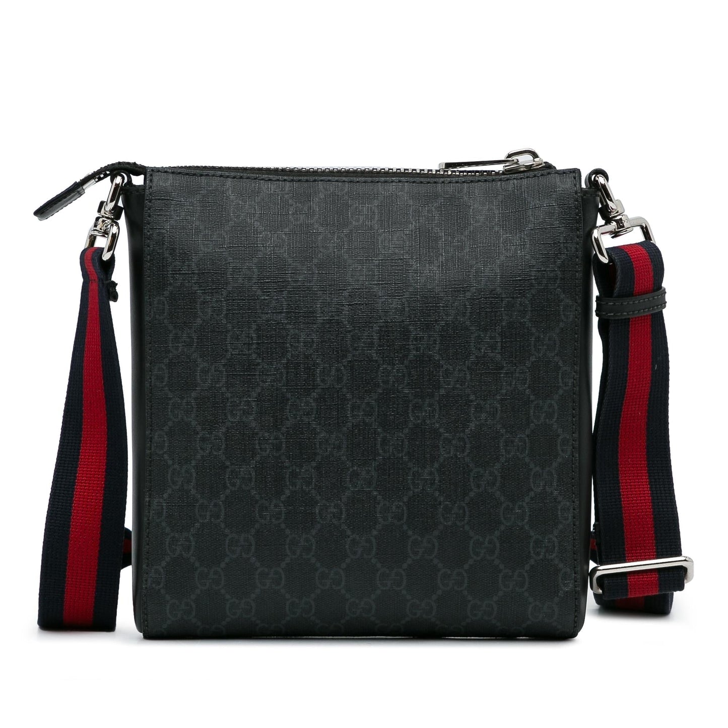 Gucci GG Supreme Web SHG-gvXh7Y Canvas Black Small Crossbody Bag