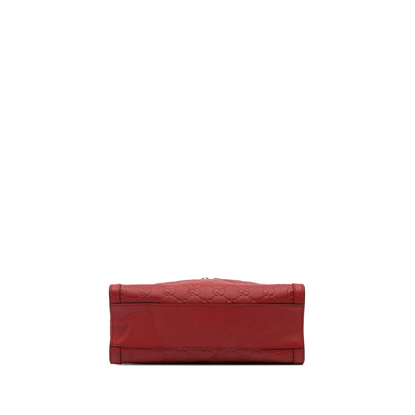Gucci Guccissima Padlock Calf Red Small Tote Bag