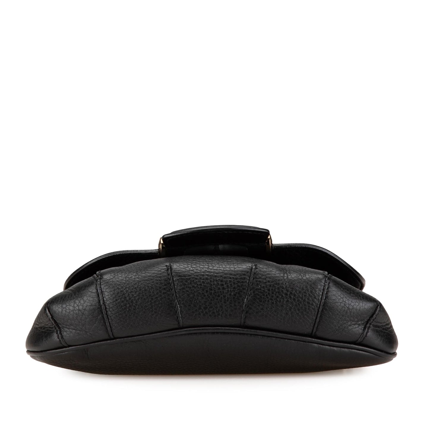 Gucci Bamboo Nouveau Fringe Leather Calf Black Small Jewelry