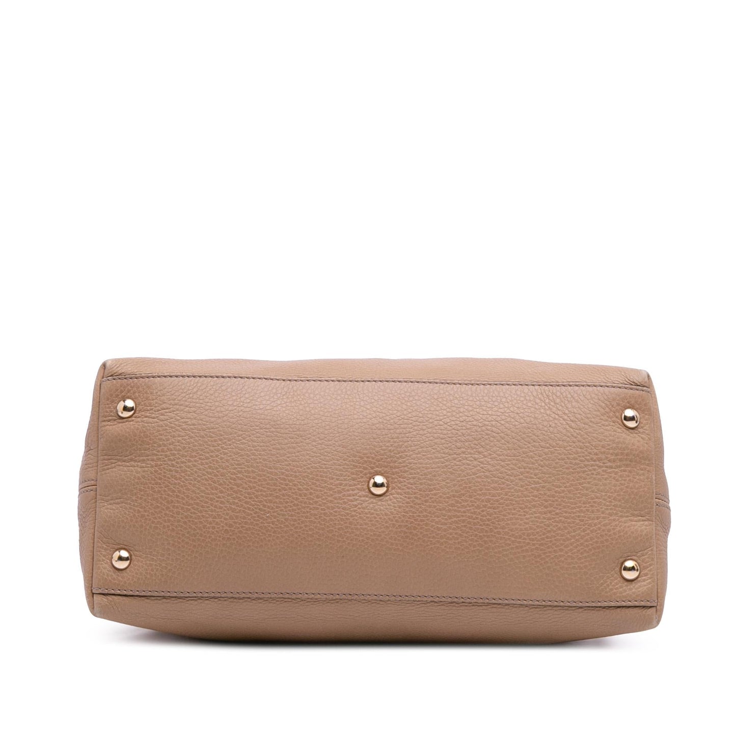 Gucci Soho Working Leather Calf Brown Small Satchel Bag