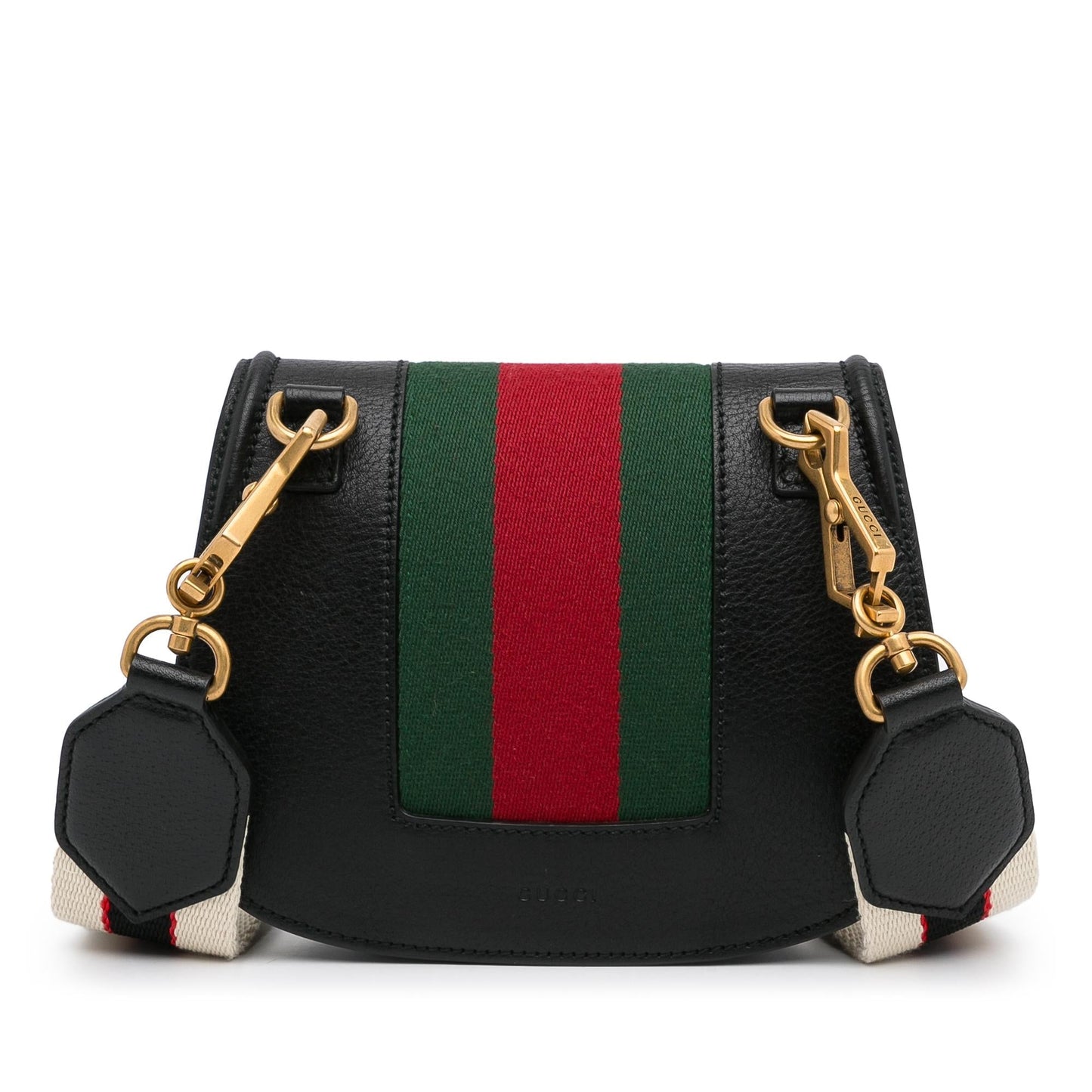 Gucci Linea Totem Crystal Butterfly SHG-G4E6ii Calf Black Small Crossbody Bag
