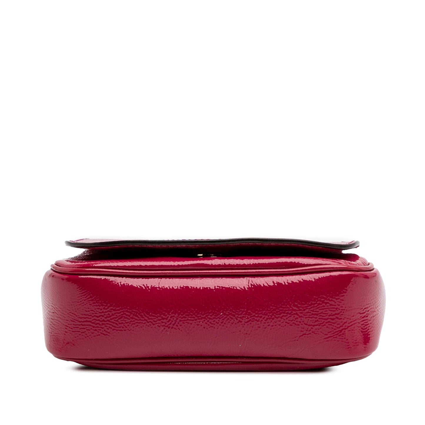 Gucci Soho Chain Flap Leather Patent Red Small Crossbody Bag Crossbody 2