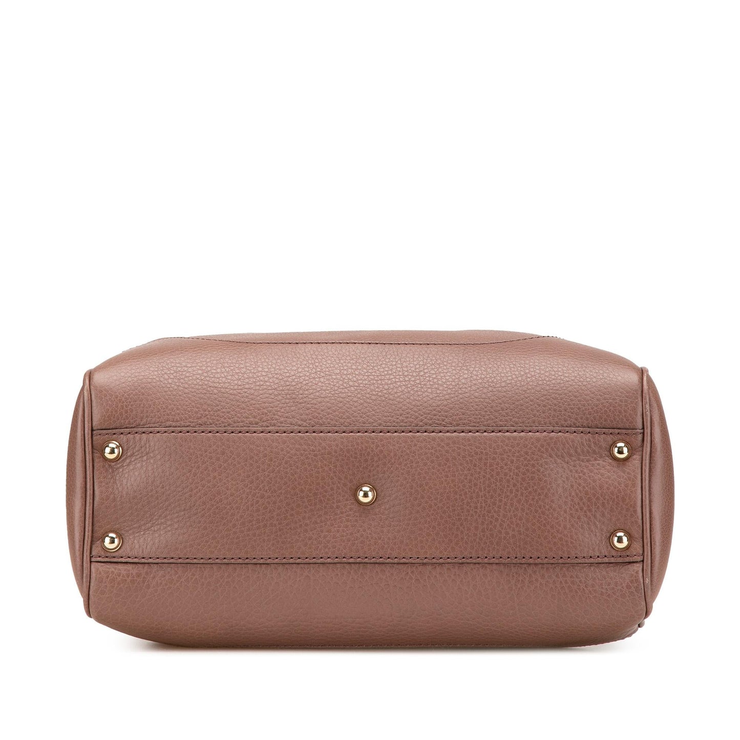 Gucci Pebbled Diana Bamboo Calfskin Small Top Handle Tote Bag