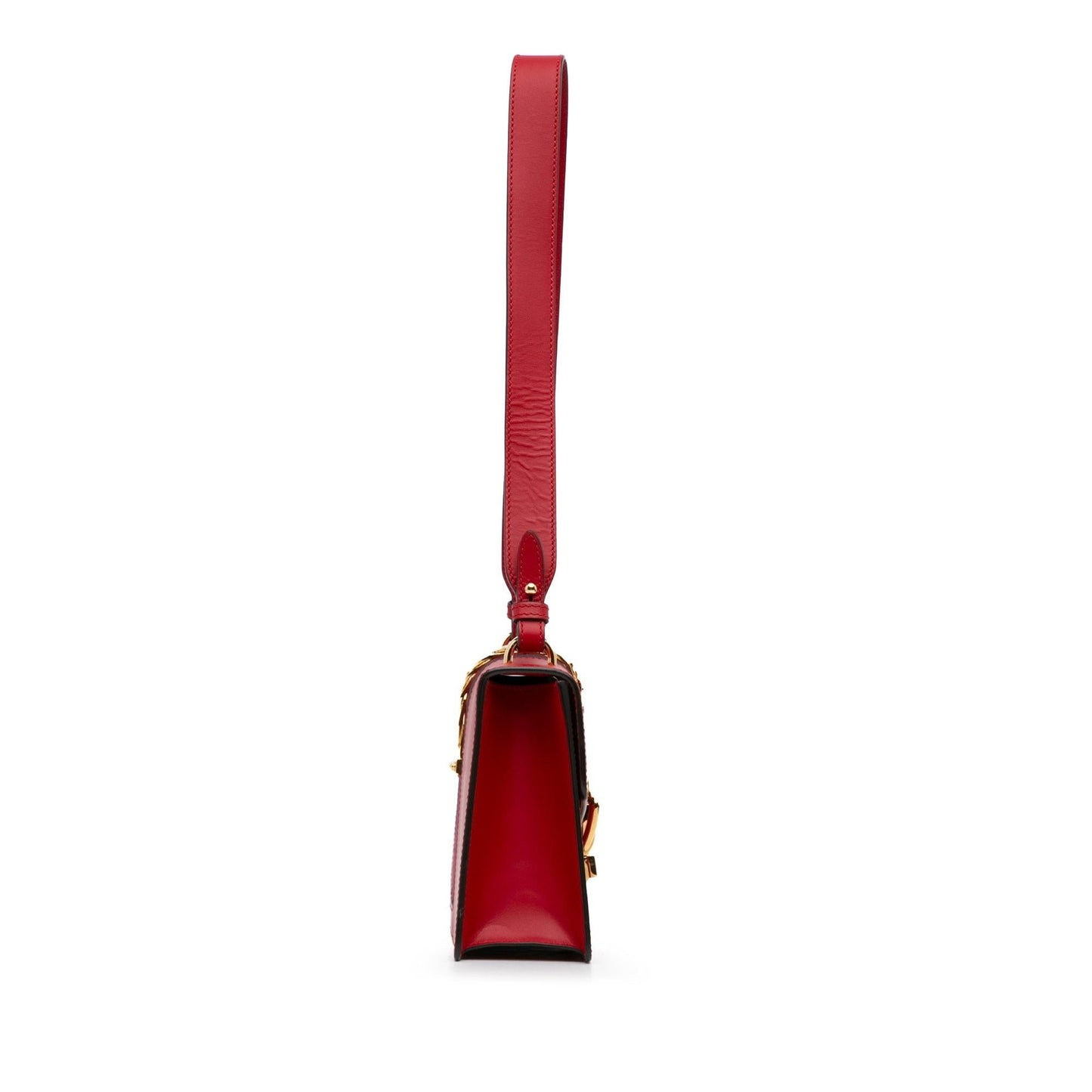 Gucci Sylvie SHG-JmBymk Calf Red Small Satchel Bag