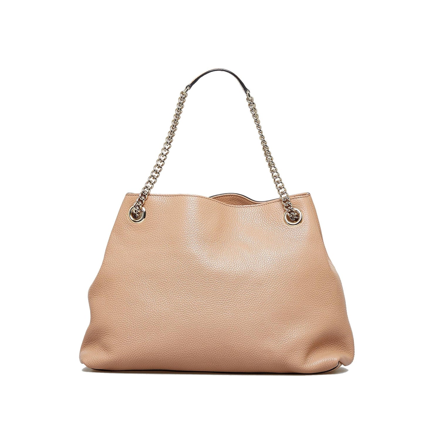 Gucci Soho SHG-2O1yVN Calf Brown Chain Tote Bag